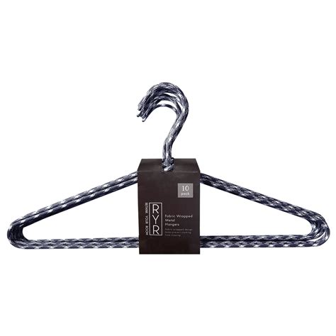 fabric wrapped metal hangers|Rethink Your Room 40 Pack of Fabric Wrapped Metal Hangers.